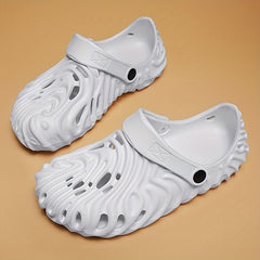 Women's Solid Clogs Hole Sandals Soft Sole Summer Non Slip Casual Sandals