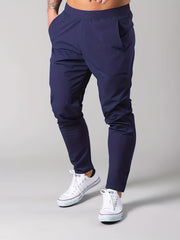 Men's Solid Thin Anti wrinkle Sports Pants