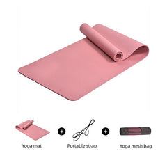 1pc Non slip Shock Absorption Yoga Mat Widen Thicken Fitness Mat Home Sports