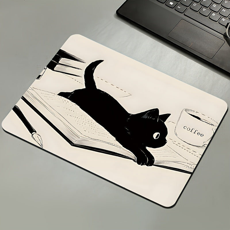 Cat Mouse Pad Office Desk Pad For Computer Keyboard Cartoon Desk Pad