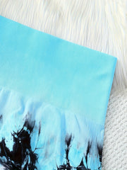 3pcs Tie Dye Sports Shorts Seamless Workout Fitness Yoga Shorts