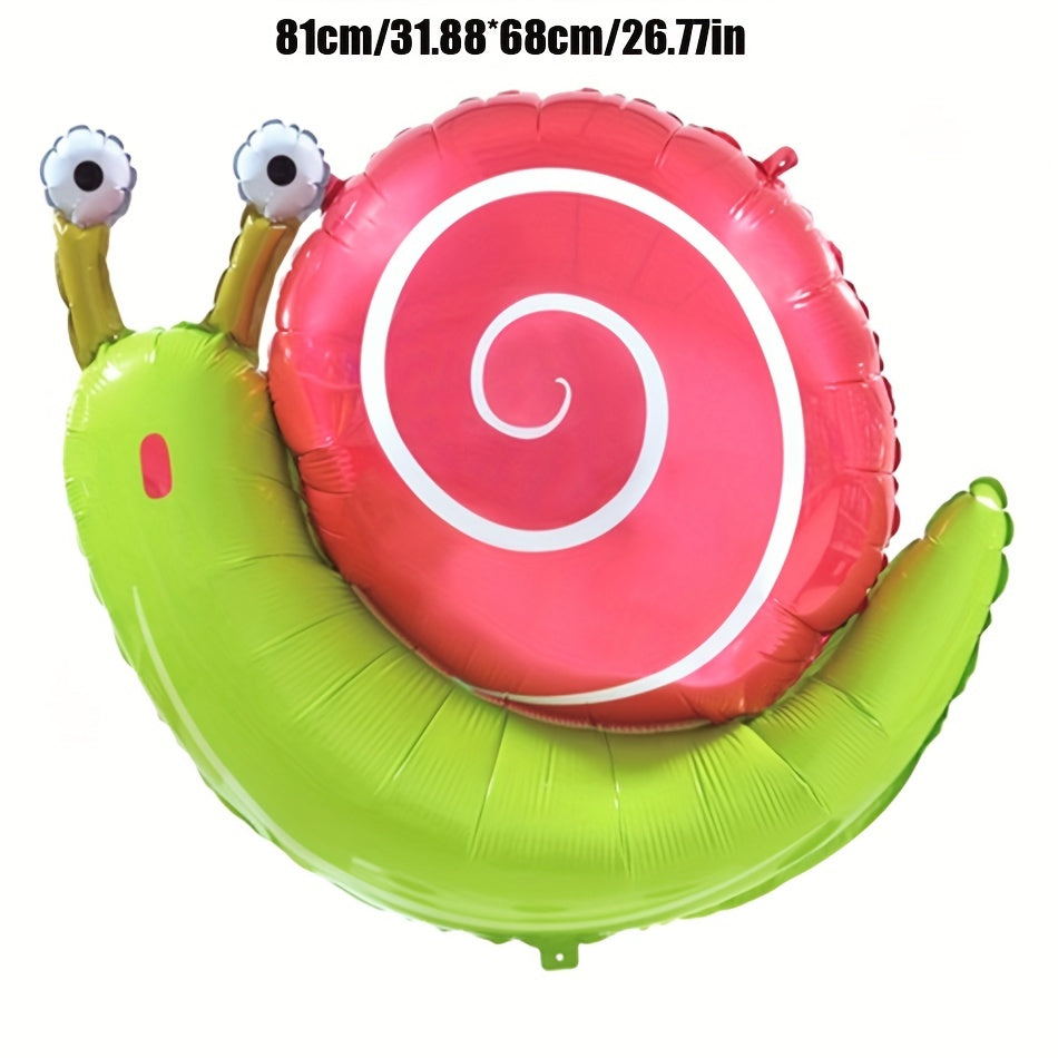 1PC Zoo Cartoon Animal Aluminum Film Balloon Snail Hedgehog Modeling Balloon