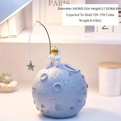 Astronaut Money Bank Ornament Resin Living Room Bedroom Kids Room