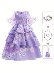 Encanto Princess Long Dress With Bag