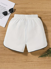 Girls Letter Print Sport Shorts Casual Pants For Kids Children Summer