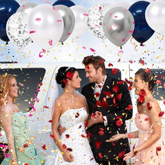 50pcs Colorful Confetti Balloon Set Wedding Birthday Anniversary