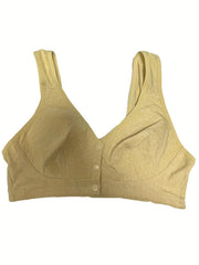 Front Buckle Wireless Bra Comfy & Breathable Push Up Bra