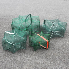 Collapsible Fishing Net Portable Foldable Trap for Minnow Shrimp Crab Lobsters