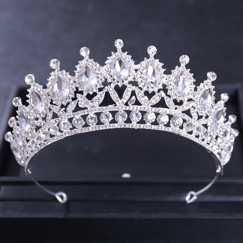 Crystal Tiara Crown Wedding Headpiece Princess Birthday Party Pageant