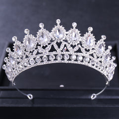 Crystal Tiara Crown Wedding Headpiece Princess Birthday Party Pageant