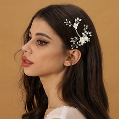 Crystal Head Piece Flower Headwear Rhinestone Hairpin Wedding Hair Accessories