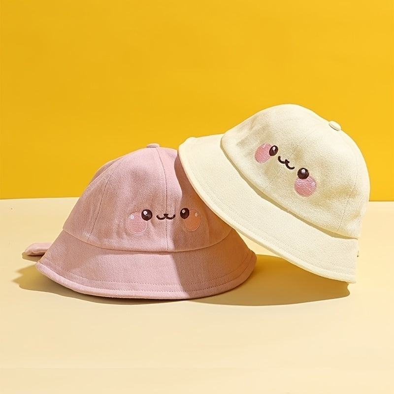 Kids Cartoon UV Protection Hat with Ear for Outdoor