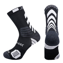 Men's Compression Athletic Crew Socks for Running Hiking Football Basketball