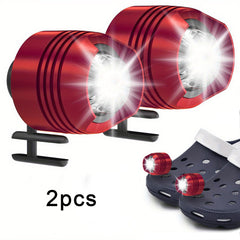 2pcs Shoe Lights for Night Walking Camping Hiking