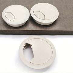 4pcs Table Cable Organizer Desk Cable Grommet Wire Hole Cover Line Outlet Port