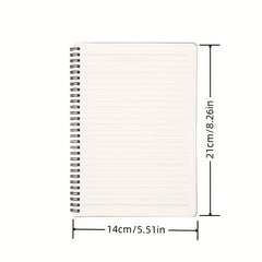 Square Horizontal Line Coil Notebook Business Office Student Notepad