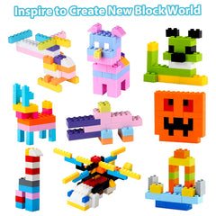 1000pcs Small Building Blocks Bagged Set ABS Material