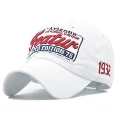 Letter Embroidery Baseball Cap Women Cotton Hip Hop Sunscreen Sports Hat
