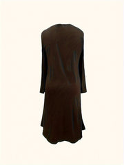 Women's Plus Size Solid Twist Front Tunic Top & Pants Set