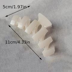 Oversize Hair Claw Clip Non Slip Strong Hold for Thick Hair