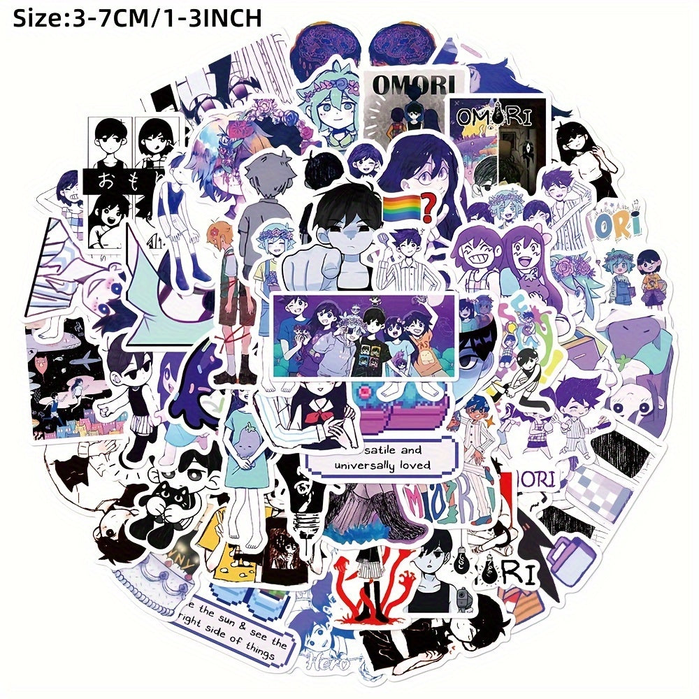 50pcs Big Forest Series Graffiti Stickers for Laptop Helmet Water Cup DIY Pack