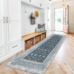 Washable Runner Rug Non Slip Boho Soft Kitchen Runner Rug