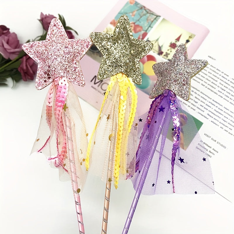 Dreamlike Fairy Wand Stick Birthday Gift Party Halloween Cosplay Props