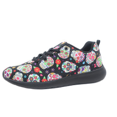 Skull Pattern Lace-up Sneakers for Men