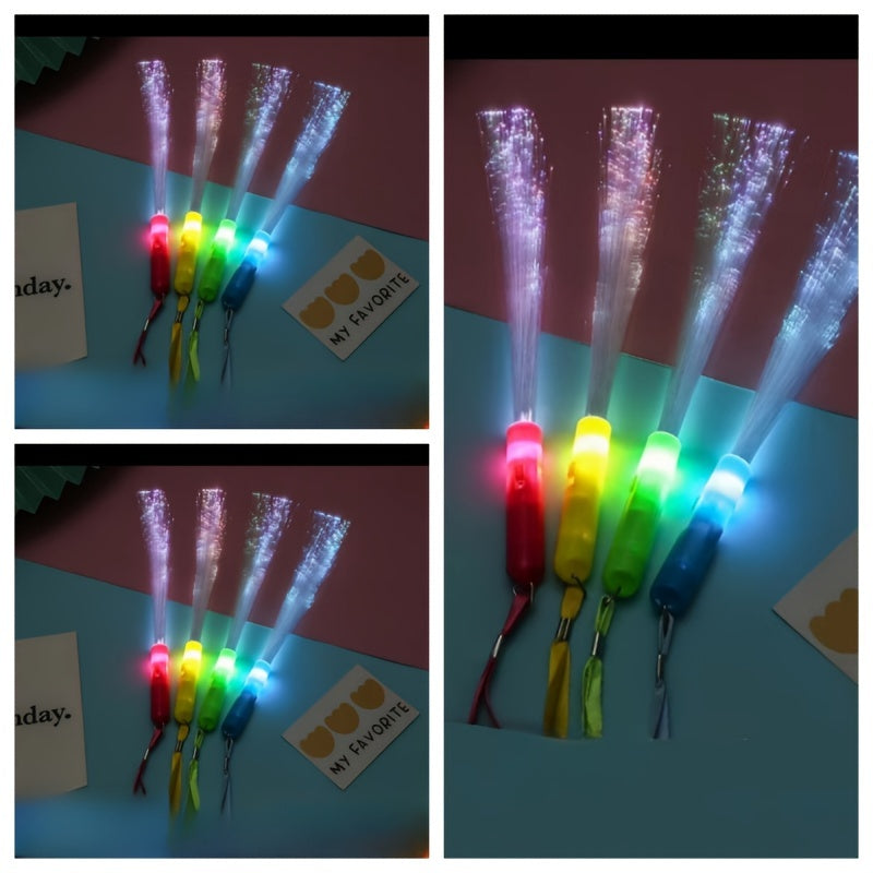 Fiber Optic Fluorescent Sticks LED - Party Music Concert Props