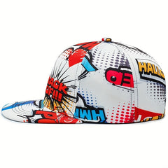 Unisex Sunshade Adjustable Baseball Cap with Letter Embroidery - Outdoor Sport