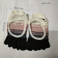 Non-slip Block Yoga Socks - Gripper Socks for Pilates