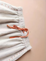 Drawstring Wide Leg Pants Casual Loose Pants Spring Fall