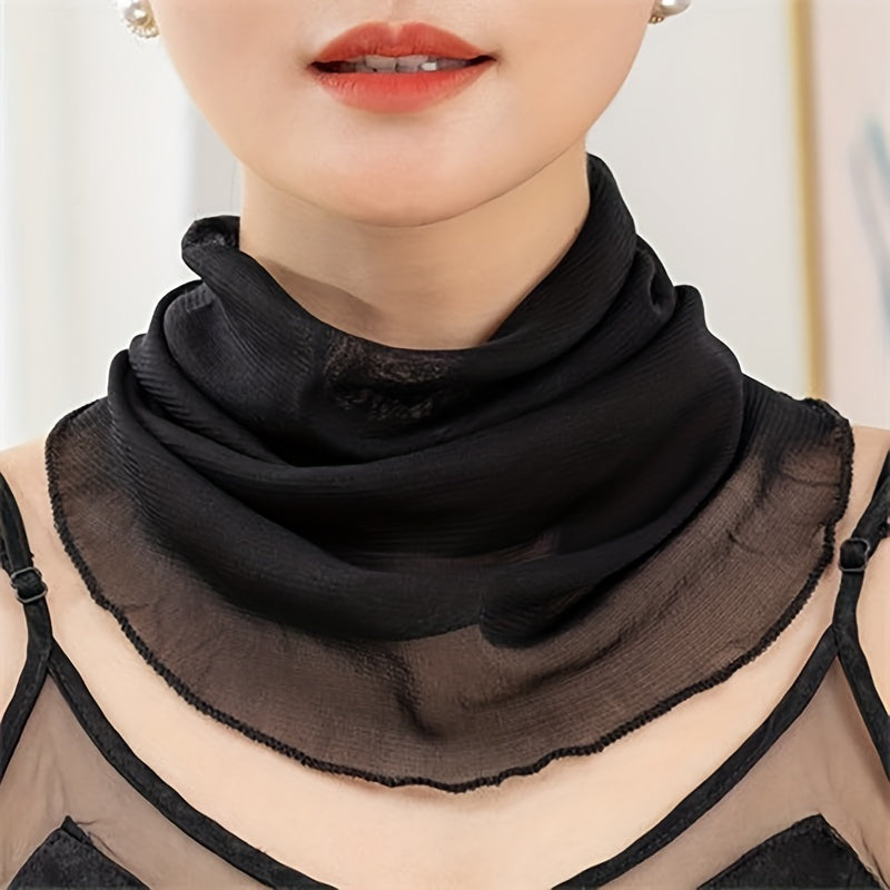 Classic Print Veil Breathable Face Covering Casual Neck Gaiter
