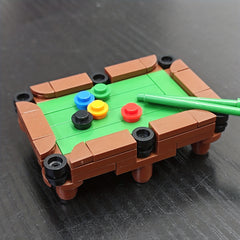 Mini Pool Table Building Blocks Toys Educational Toy