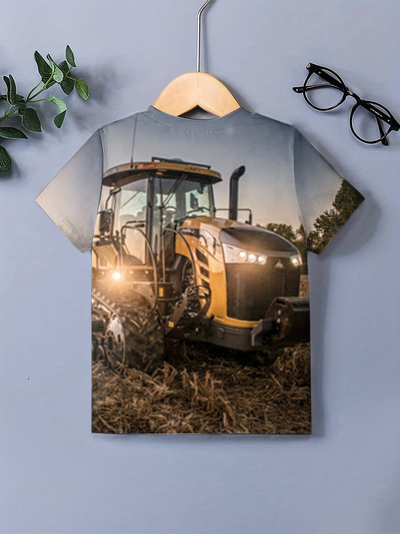 Kids Trucker 3D Print Casual T shirt Graphic Sports Tees