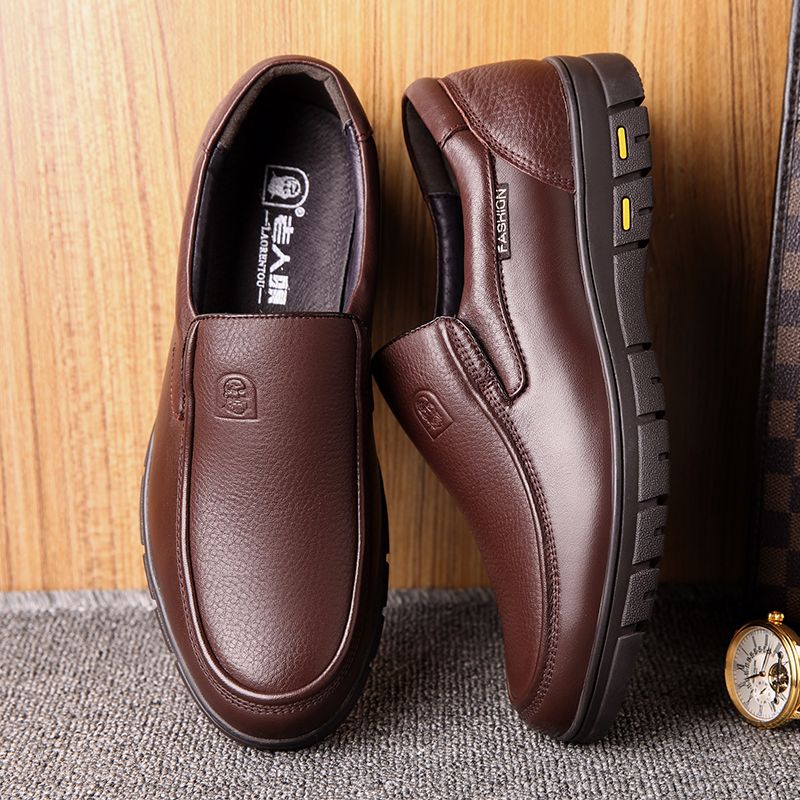 LAORENTOU Men's Slip On Oxford Shoes Dress Shoes