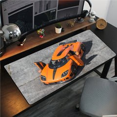 Supercar Pattern Gaming Mousepad - Automotive Theme Desktop Mat