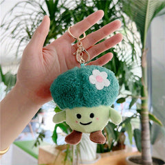 Vegetable Doll Keychain Plush Bag Charm Pendant