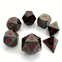 7pcs Metal Dice Board Game Set