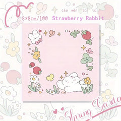 1 Piece 100 Sheets Spring Garden Series Fresh Art