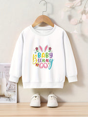 OERYUI Toddler Girls BABY BUNNY Graphic Long Sleeve Sweatshirt Halloween Gift