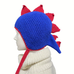 Dinosaur Knitted Beanie Block Cartoon Beanie Knit Hat Unisex