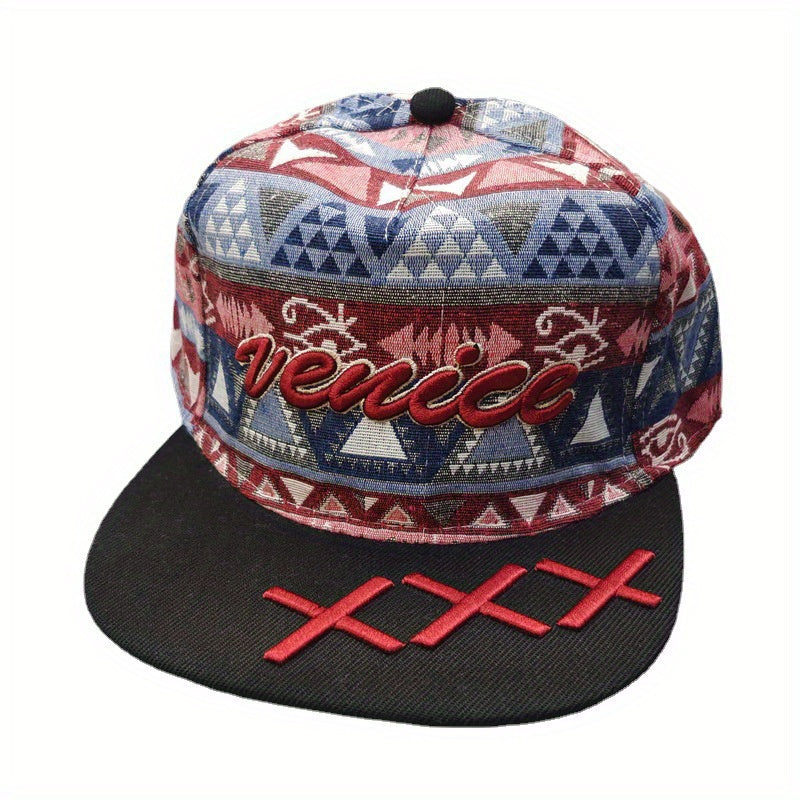 Boho Letter Embroidered Baseball Cap Snapback Hat