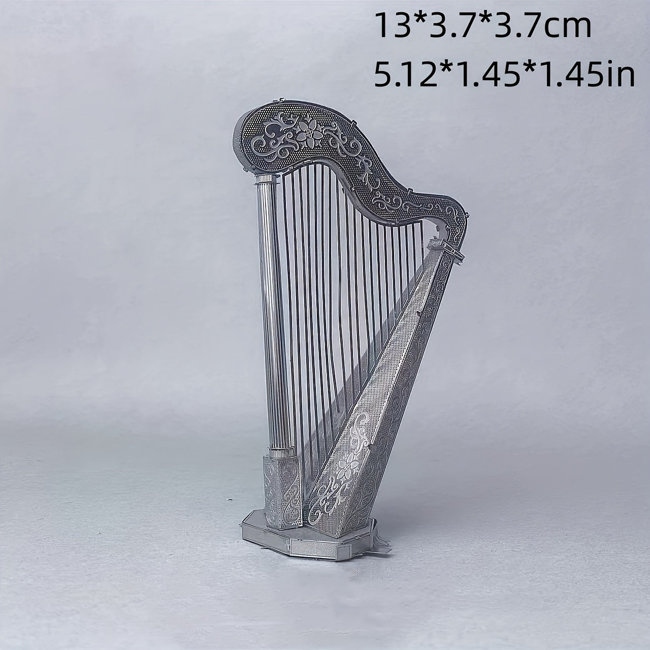 DIY Metal Toy Harp Model 3D Puzzle Hand Model