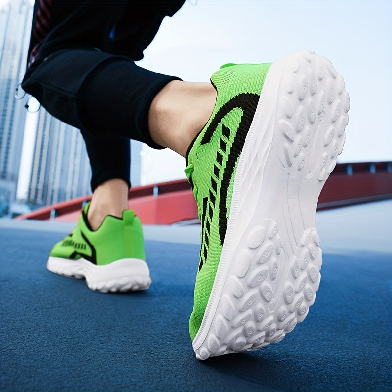 Men's Lightweight Lace Up Knit Sneakers