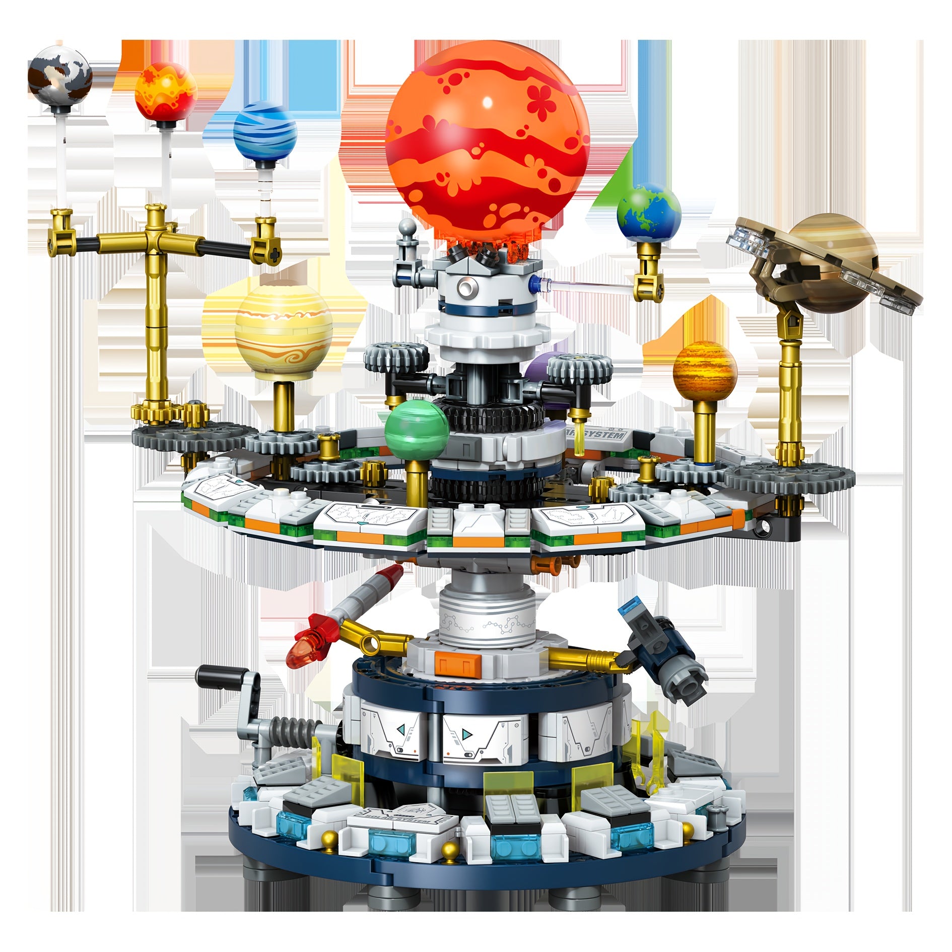 1000 Pcs Solar System Building Block Set Eight Planets Toy Adult Halloween