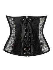 Spider Web Strapless Corset Tummy Control Body Shaper