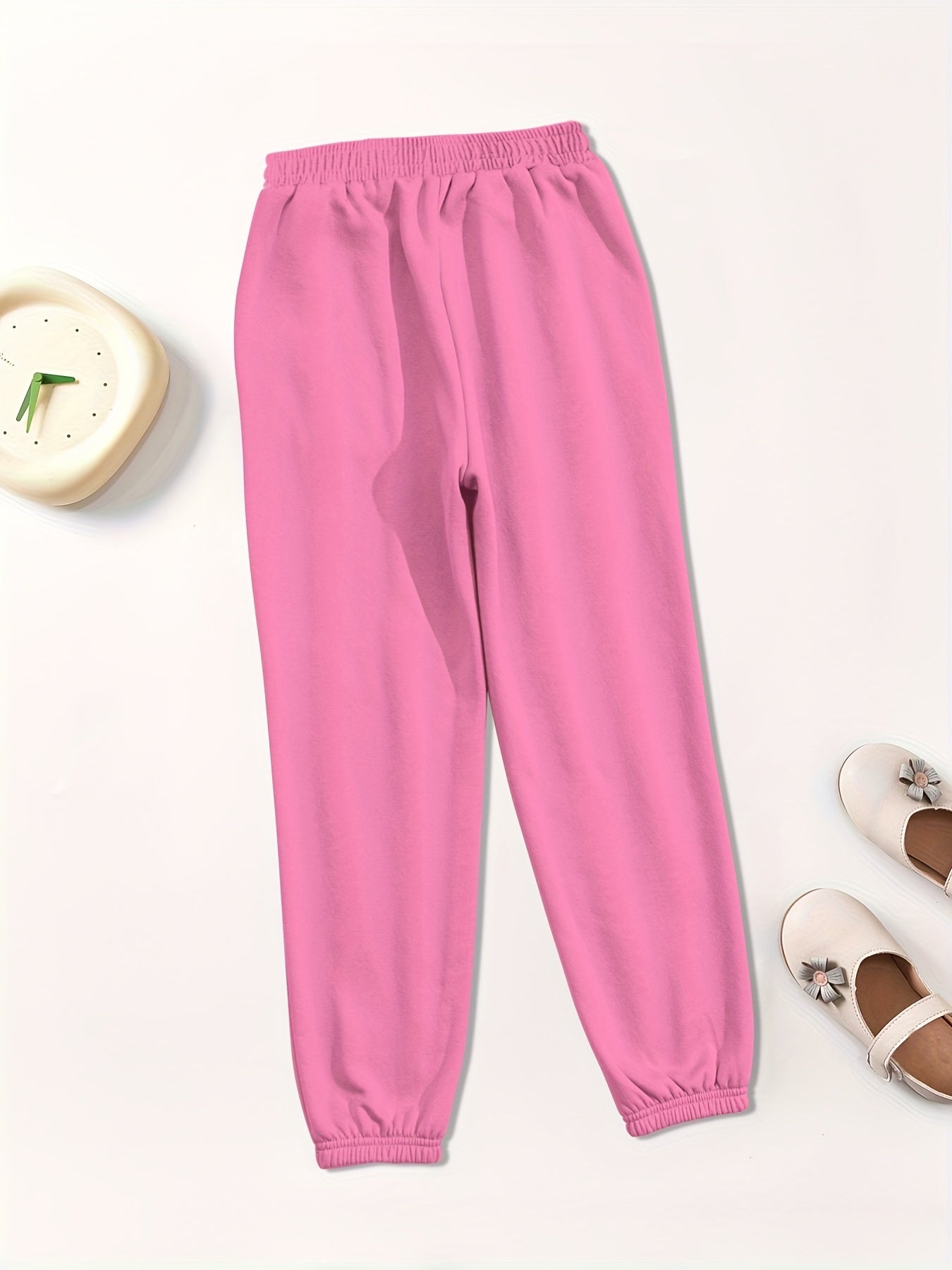 Girls' Letter Print Joggers Sweatpants Street Style