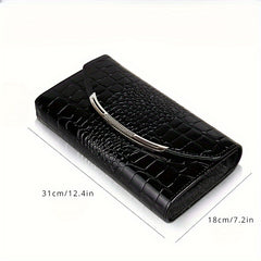 Crocodile Pattern Chain Bag Shoulder And Crossbody Style