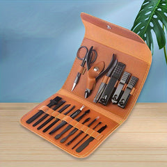 16pcs Folding Nail Cutter Set Multipurpose Nail Trimmer For Home And Outdoor